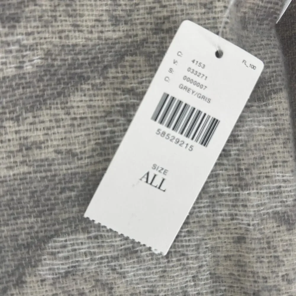 Anthropologie NEW Gray Camo Super Soft Lap Throw Blanket 55
